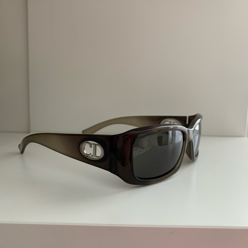 Vintage Dior Logo 90s Square Sunglasses